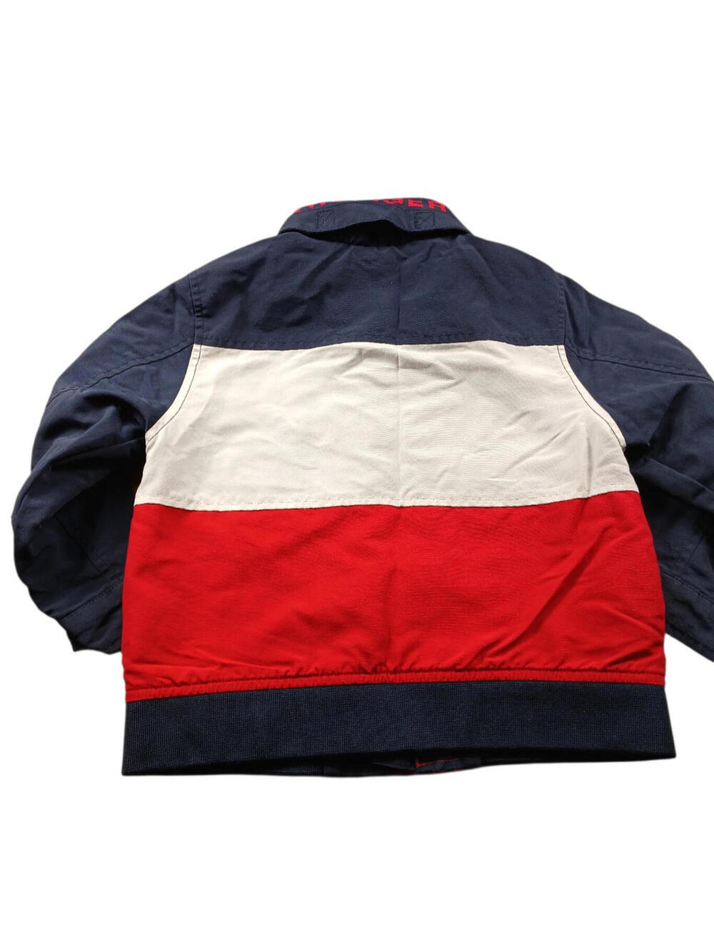 Tommy Hilfiger Kids Windbreaker 2-3Y Colorblock Hooded Light Jacket Boys - Picture 7 of 7